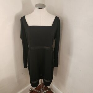 Iris‎ Black Long Sleeve Dress Women's Size 3X